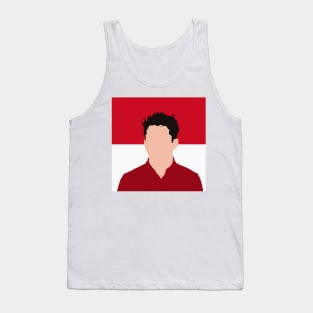 Charles Leclerc Face Art - Flag Edition Tank Top